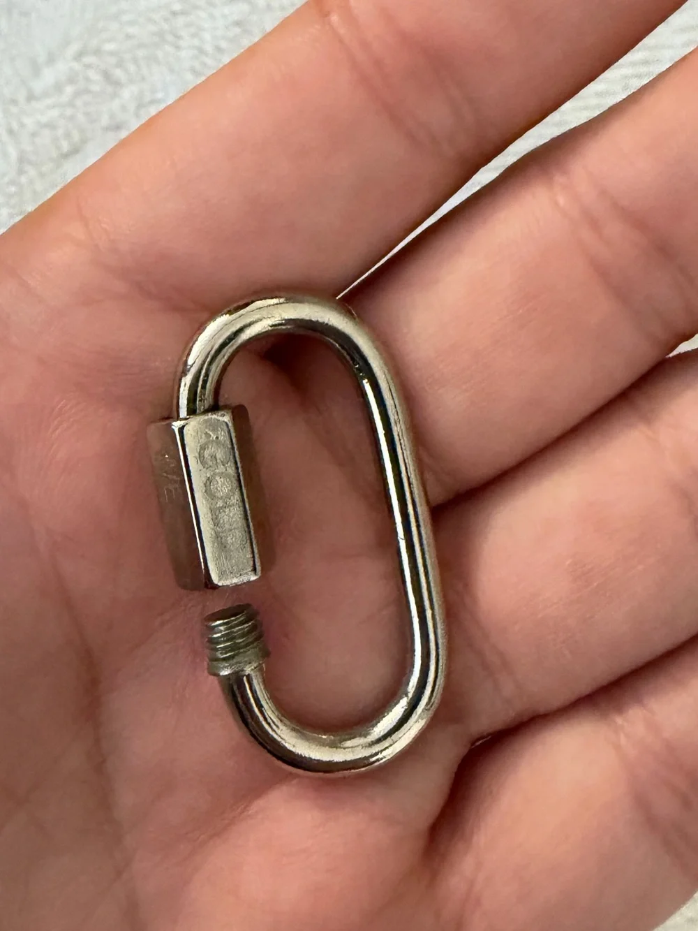 2-Tone Carabiner Double-Chain Bracelet by In Gold We Trust Paris